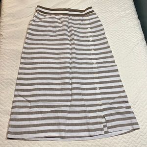 J.Jill Love Linen Maxi Skirt Size M.
